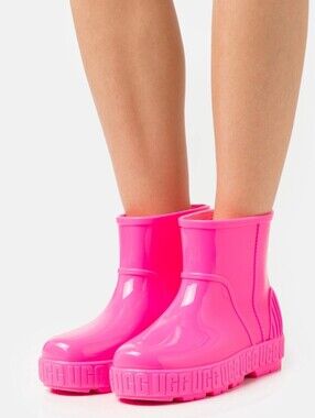 Ugg Pink Rubber Boots